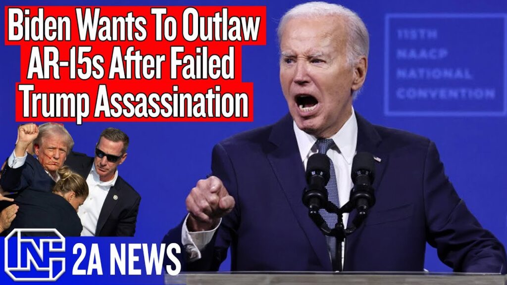 Joe Biden's NAACP Speech Seeks To Outlaw AR-15s After Failed Trump Assassination