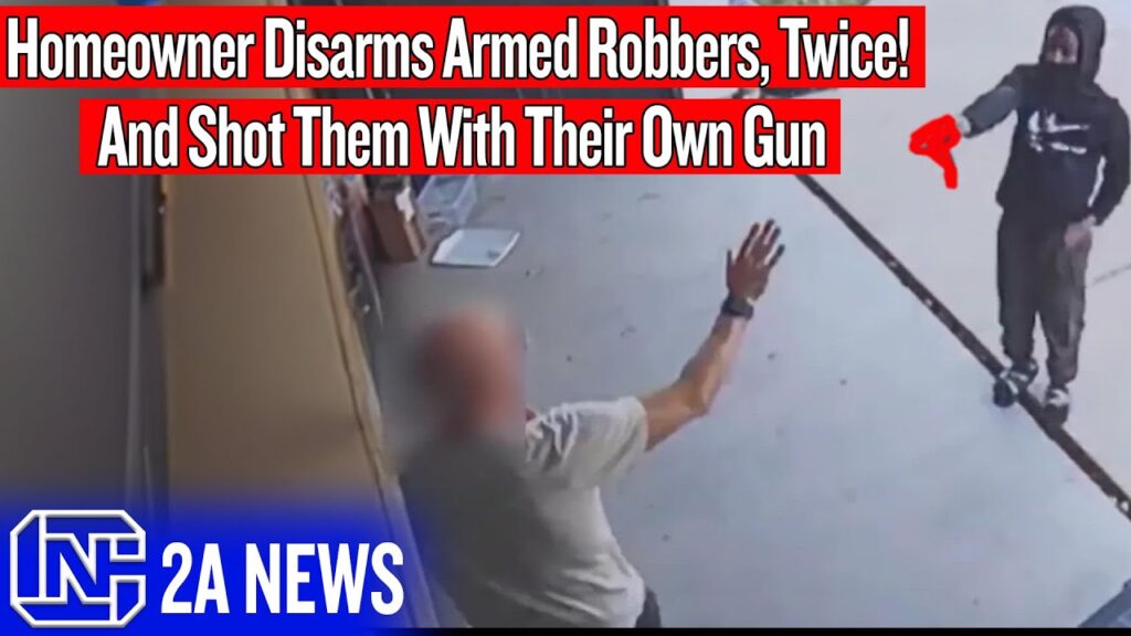 Homeowner Disarms Armed Robbers, Twice! And Shot Them With Their Own Gun