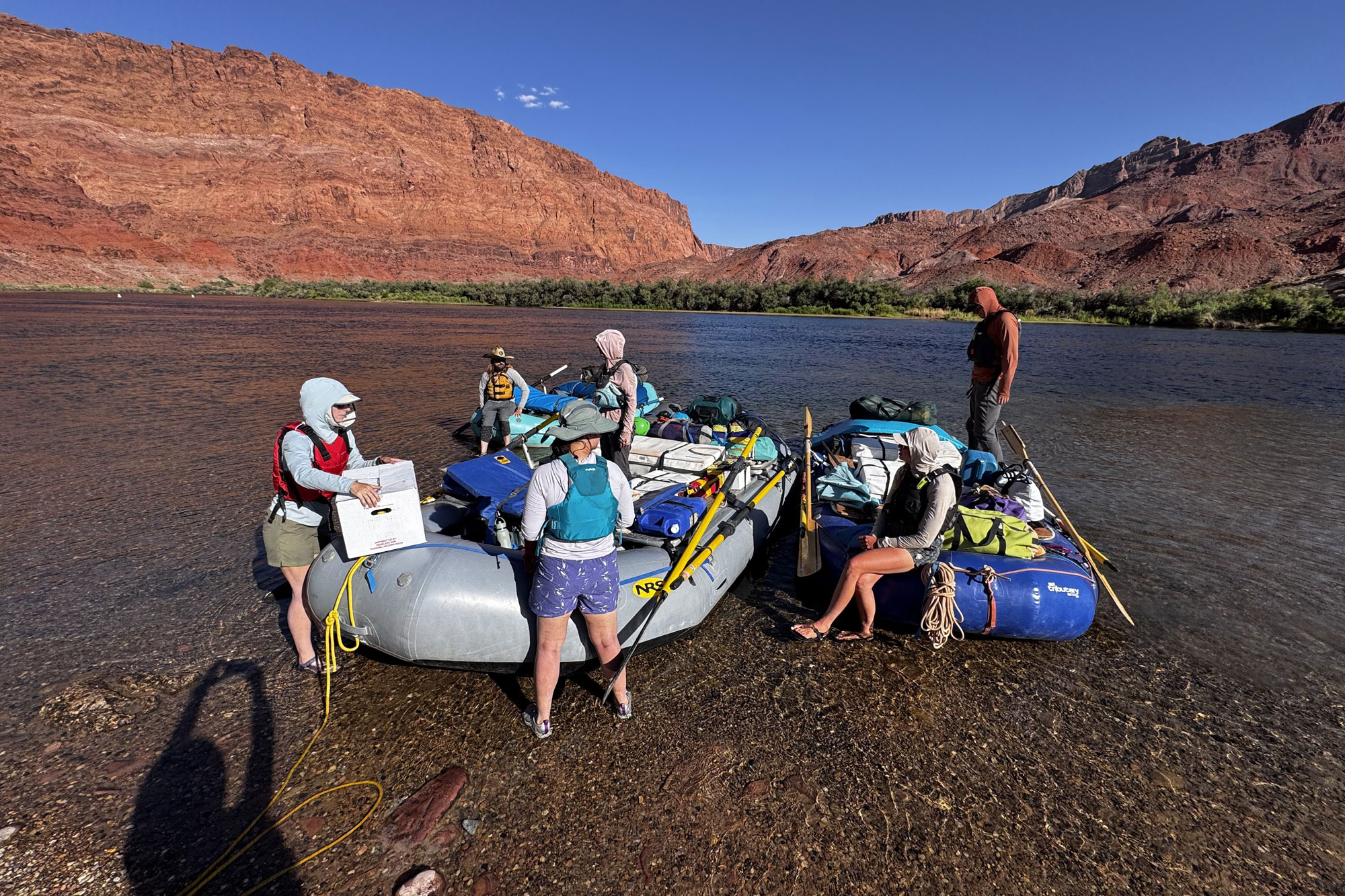 people in a boat