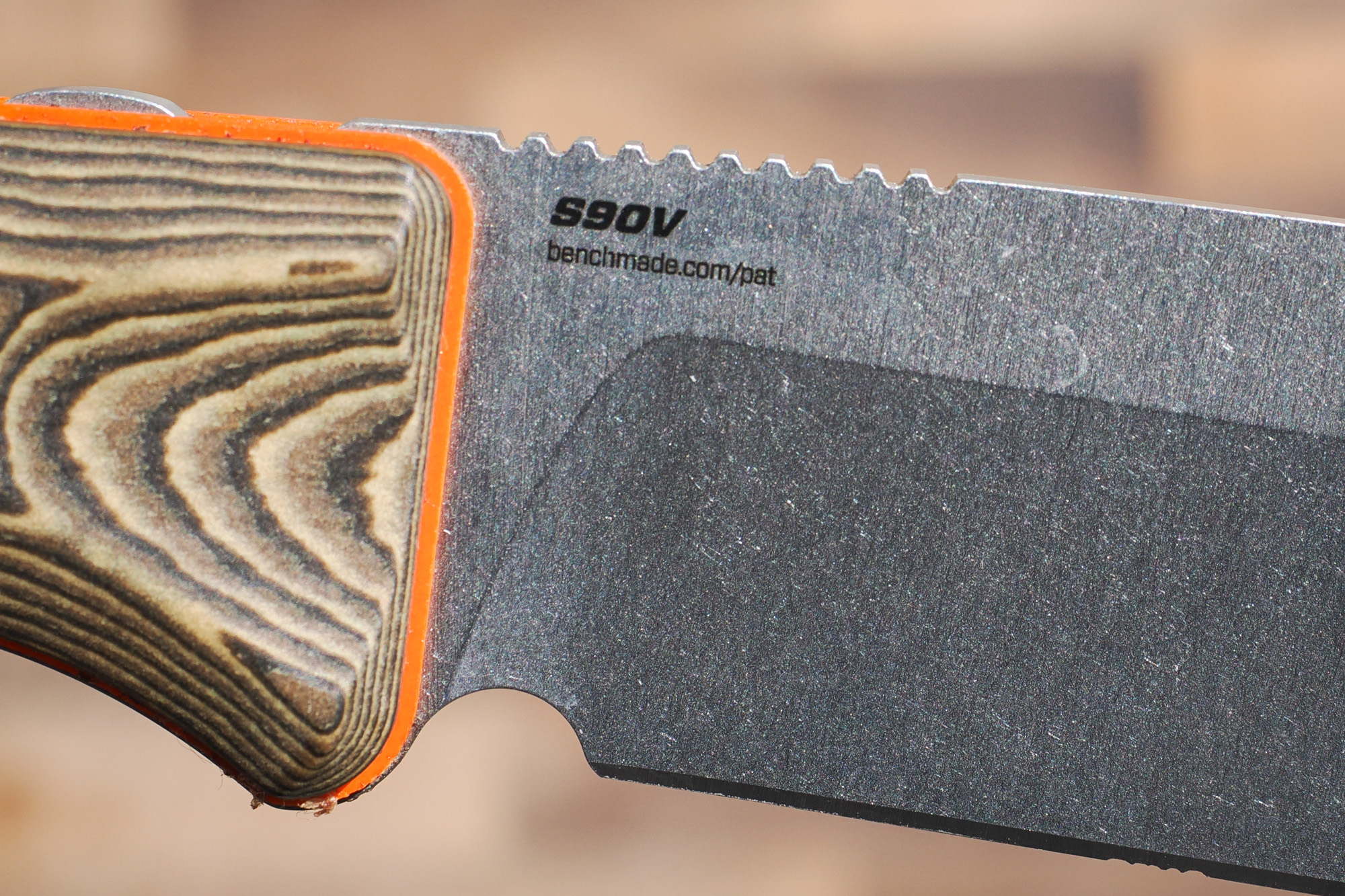 S90V marking on blade