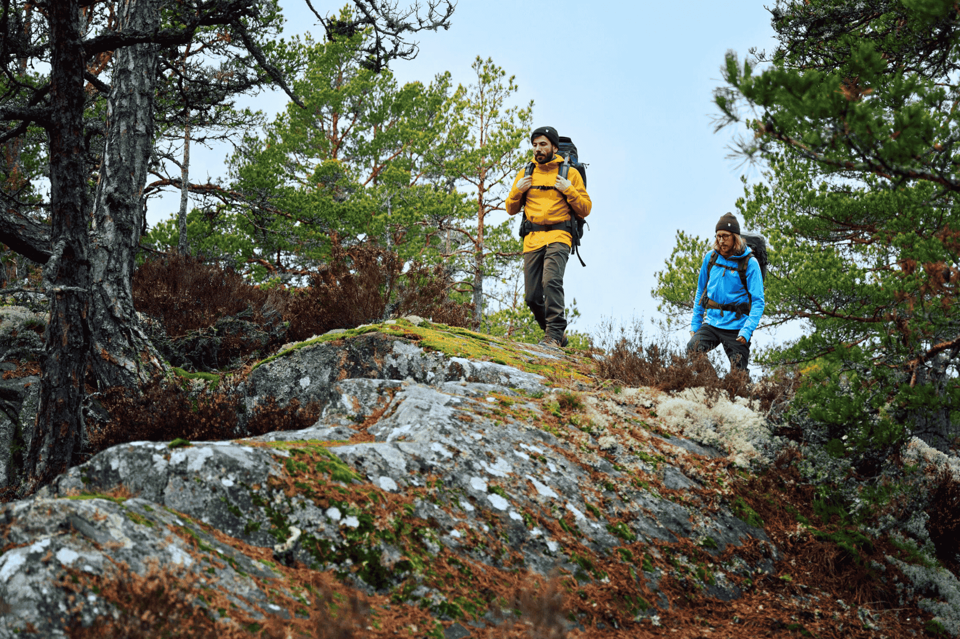 Winter hiking in Fjällräven gear