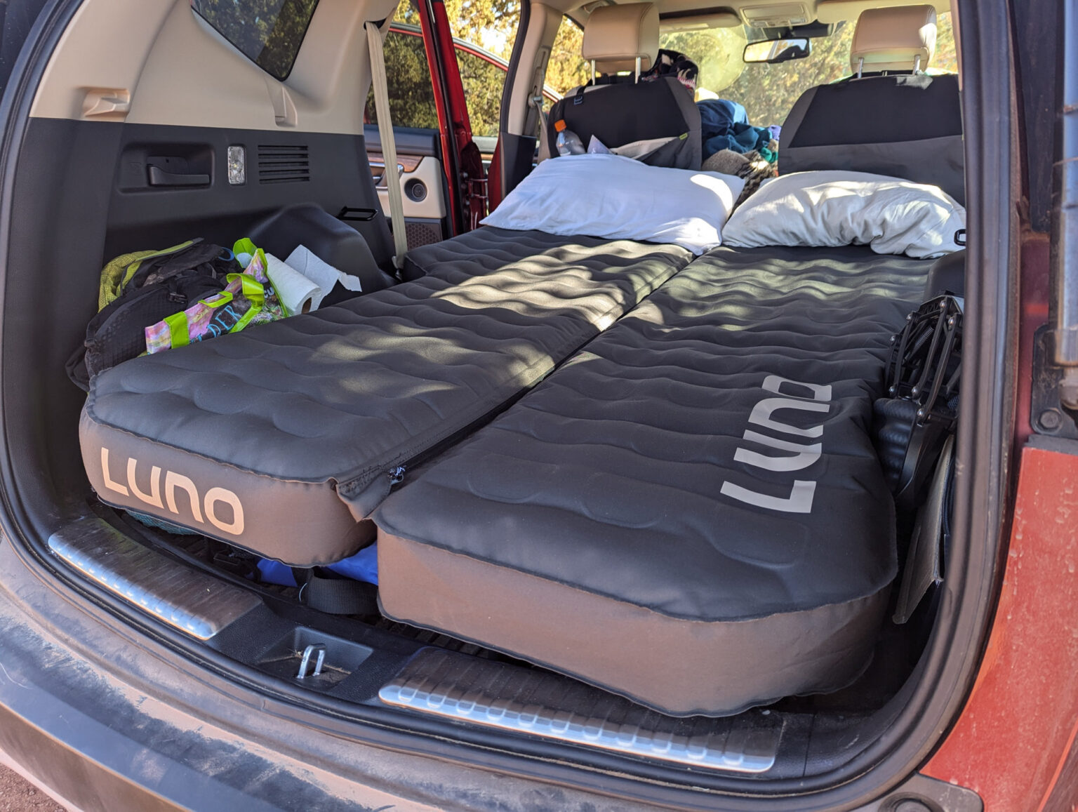 The Perfect Backseat Bivy Pad: LUNO AIR Pro Vehicle Mattress Review