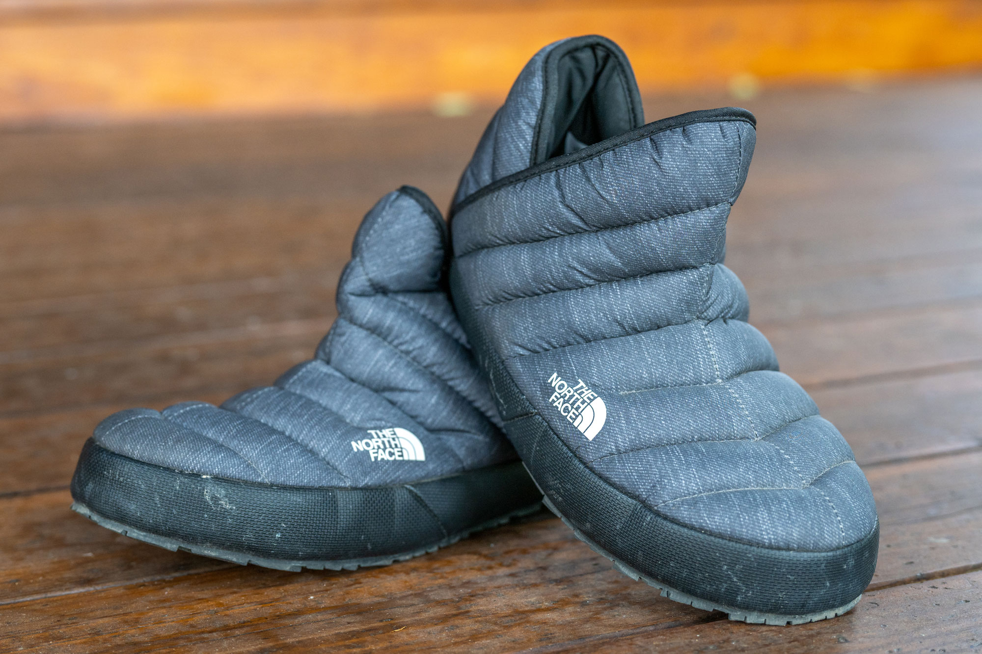 a pair of North Face ThermoBall Traction Bootie 