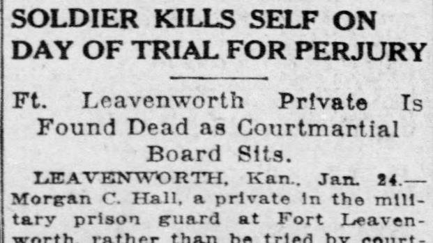 The Death of PVT Morgan C Hall The Death of PVT Morgan C Hall