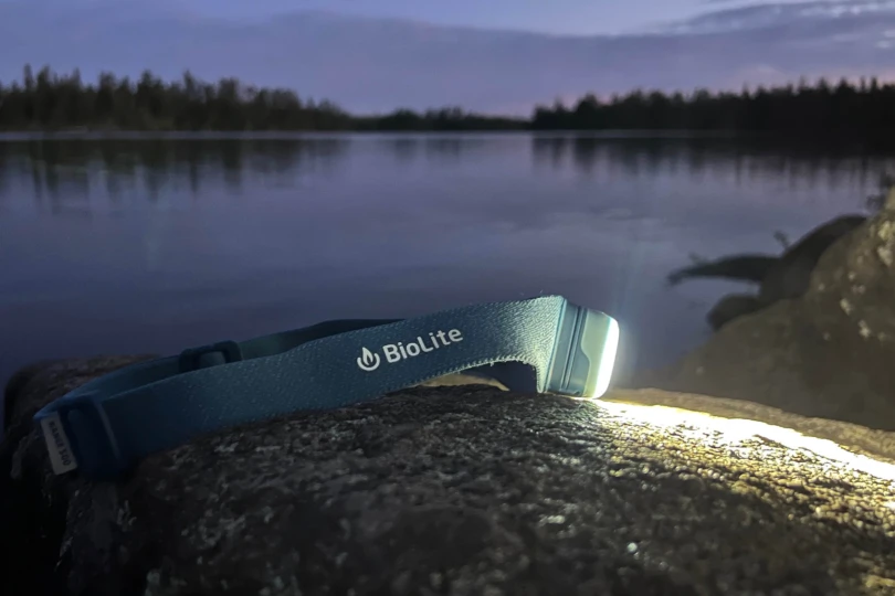 BioLite Range 500 headlamp with white light