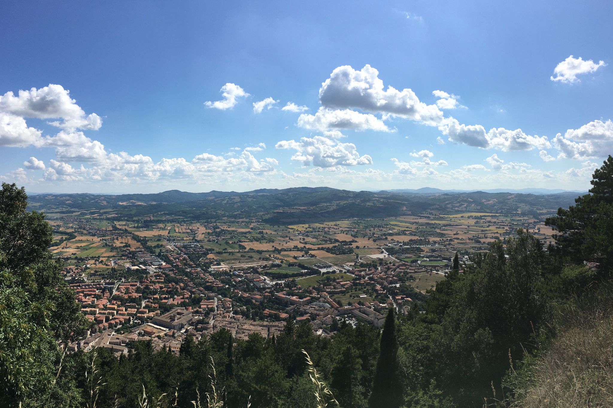view of city from above