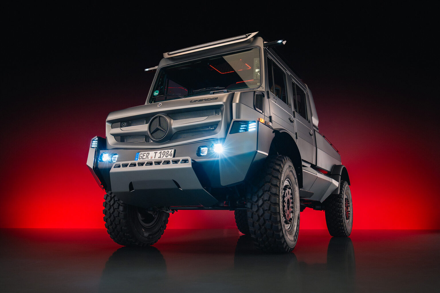 Mercedes-Benz Creates a Massive Luxury Unimog Pickup Mercedes-Benz Creates a Massive Luxury Unimog Pickup