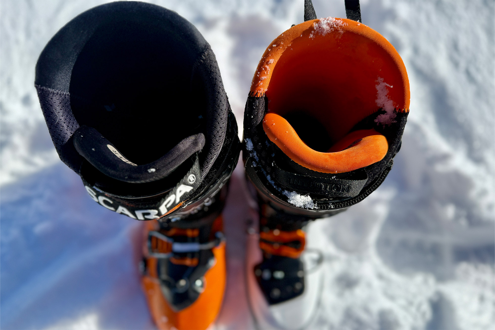 A top view showing the liners of the Maestrale and Maestrale RS