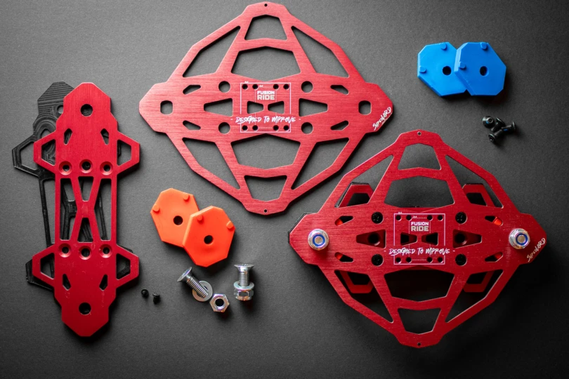 FusionRide Labs ShredLORD full suspension snowboard shocks