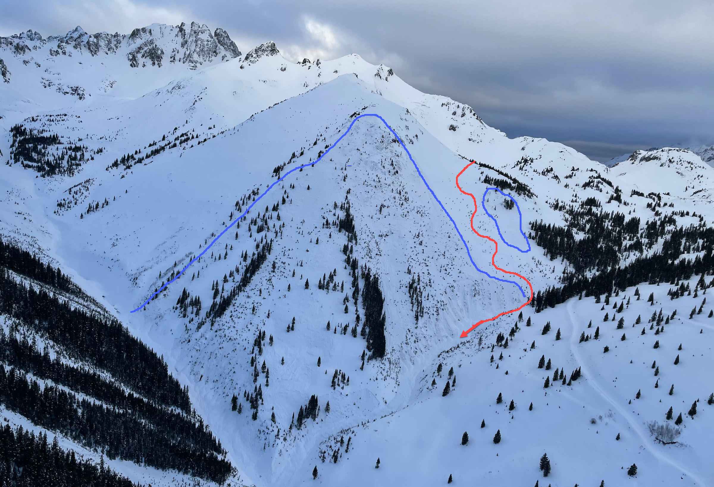 ophir pass avalanche