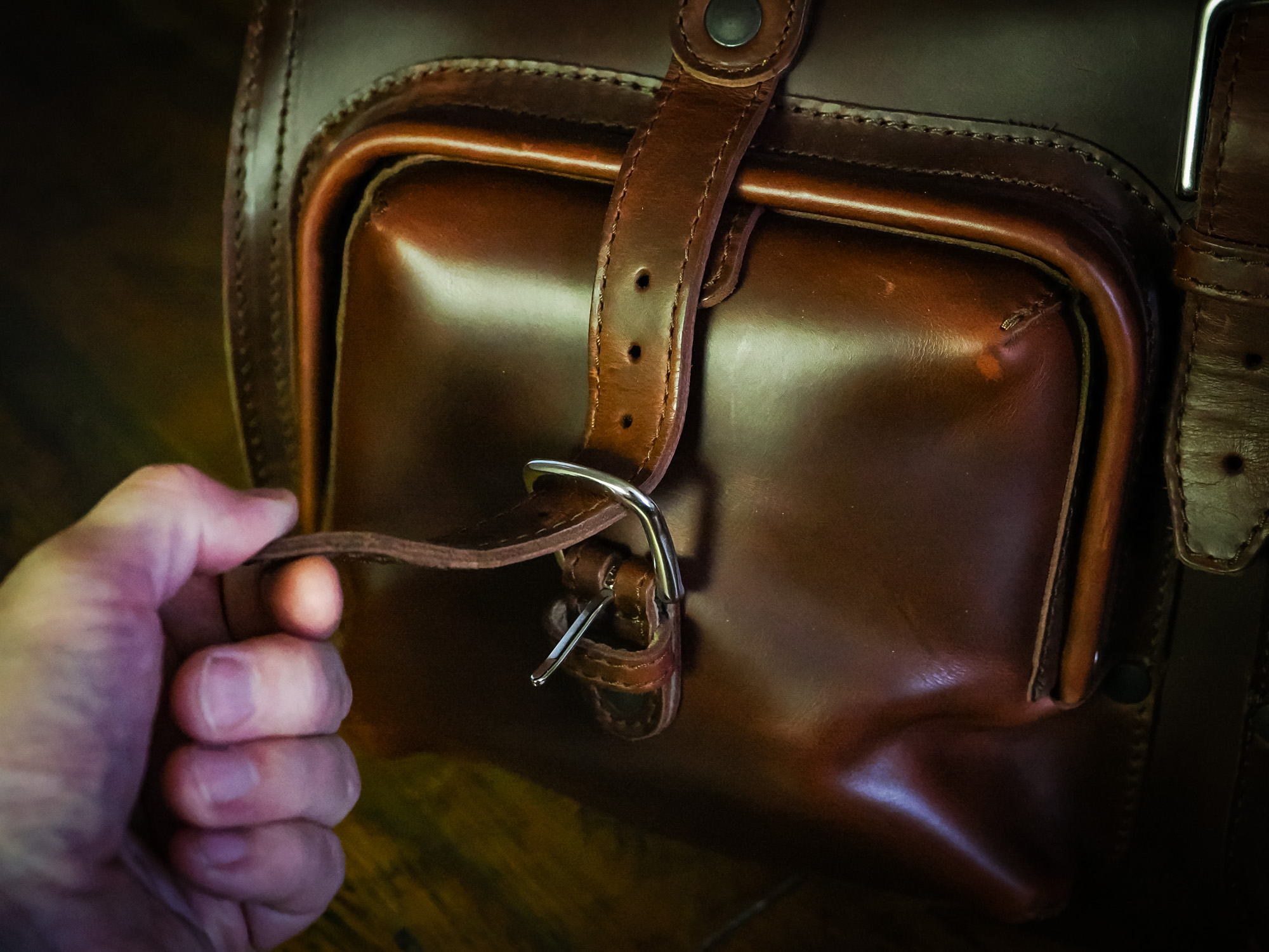 Saddleback Leather Company deep pockets