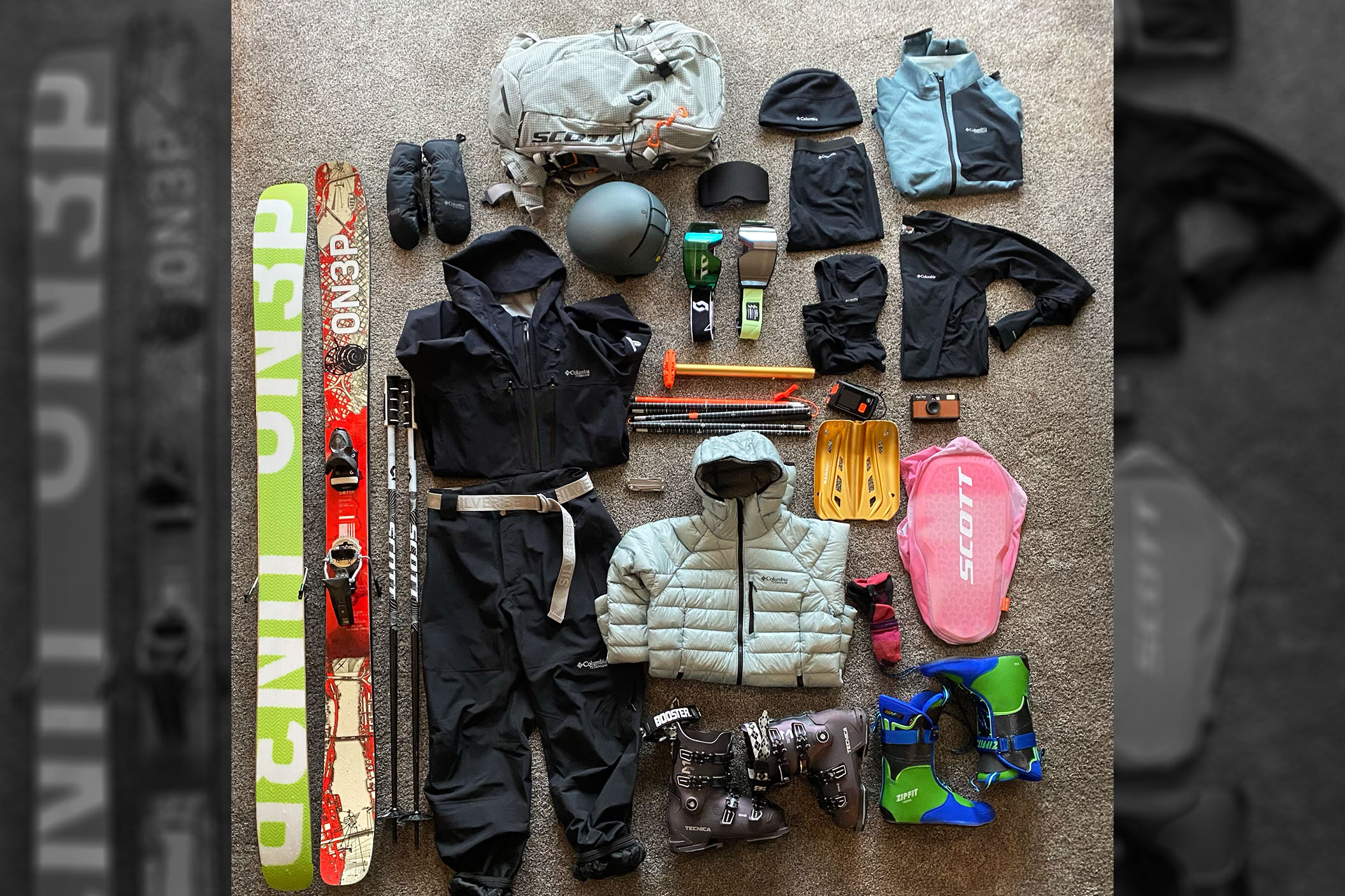 Wynter McBride's freeride world tour gear, including skis, helmet, apparel, and more