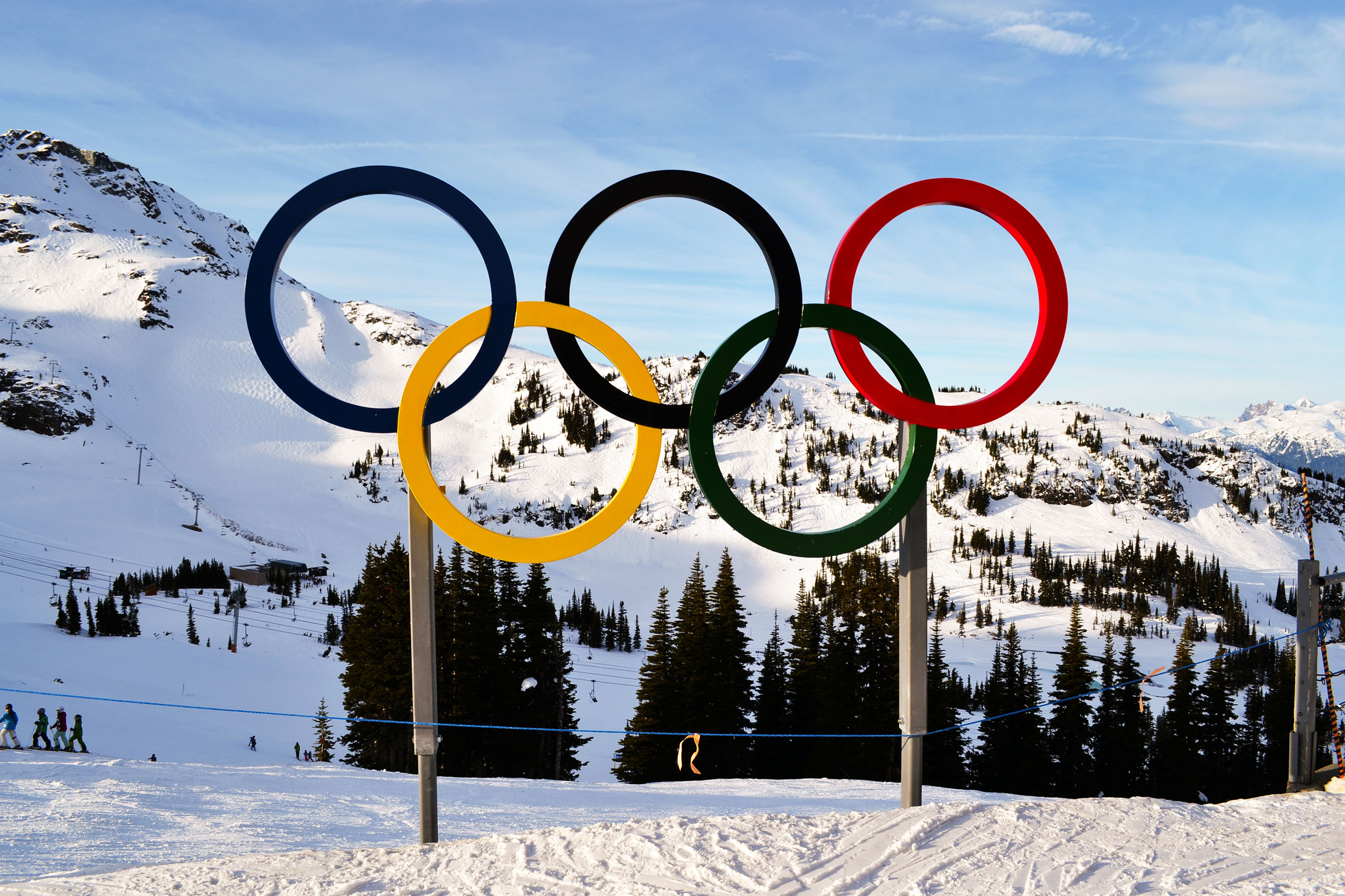 olympic rings at Whistler, BC
