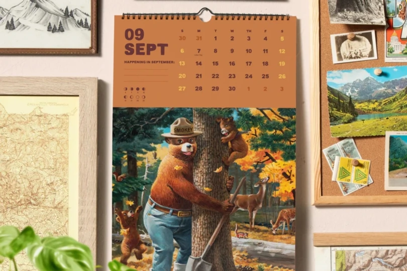 calendar on the wall