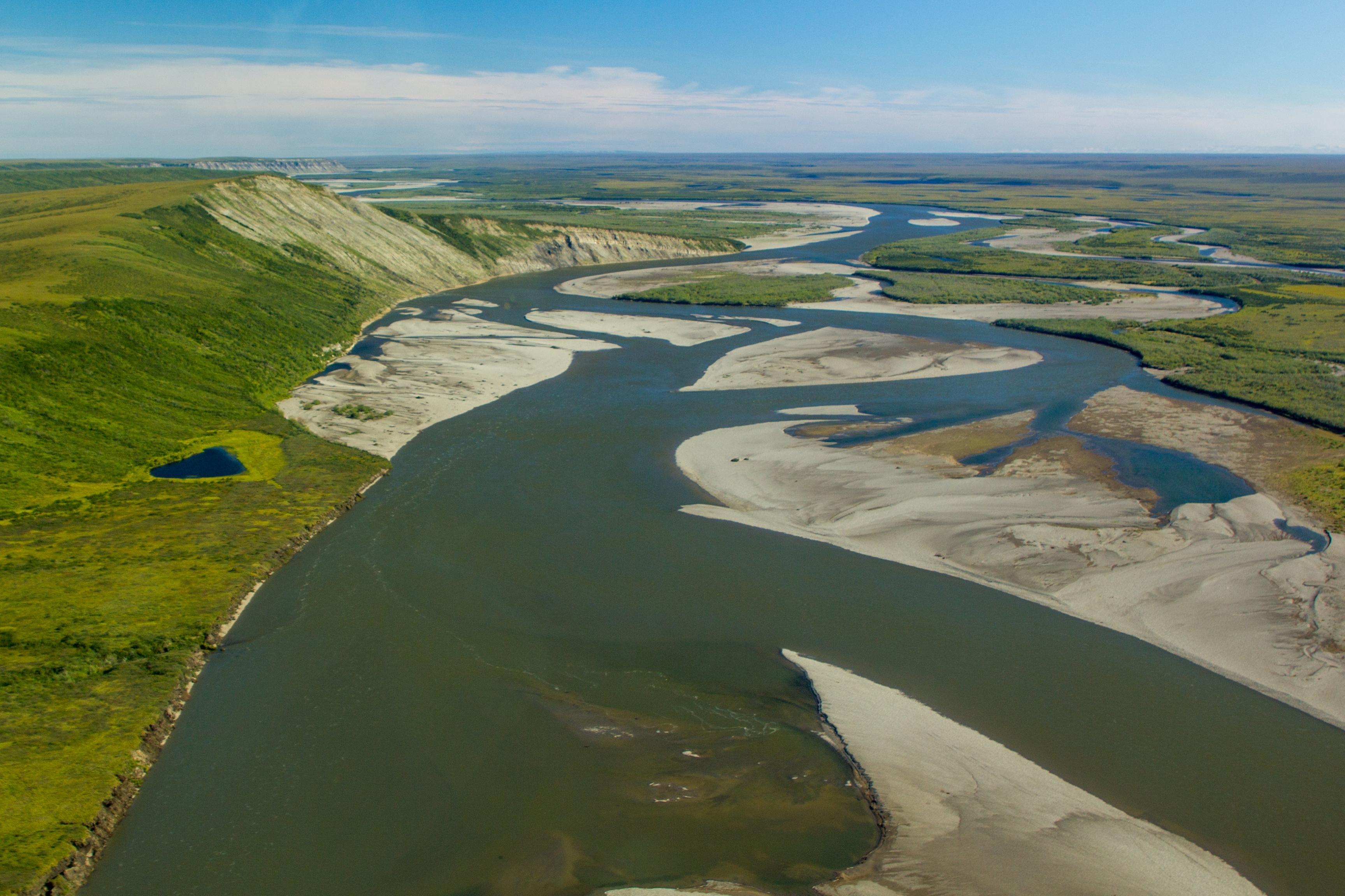 overview of river and mountains