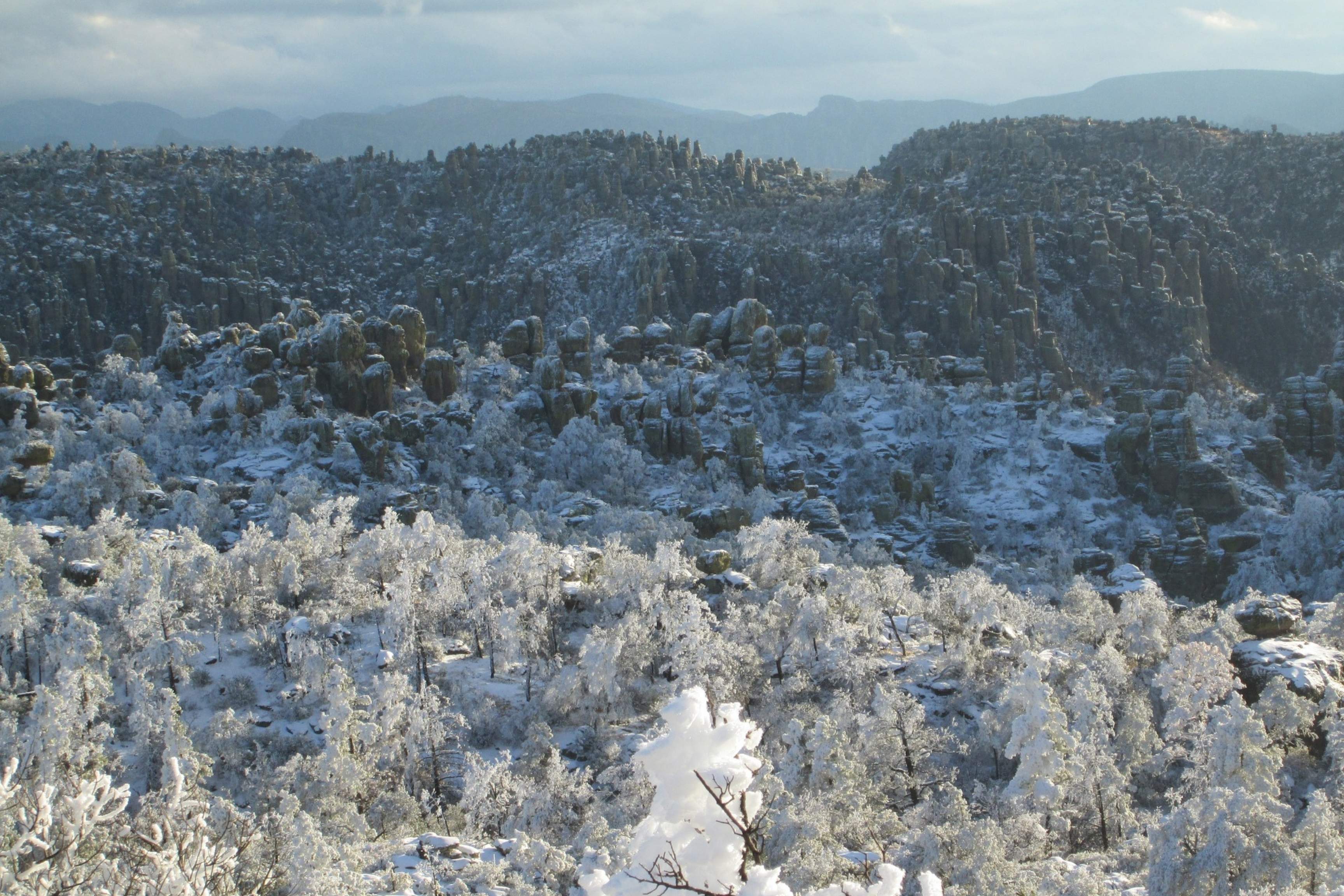 snowy rocky landscape