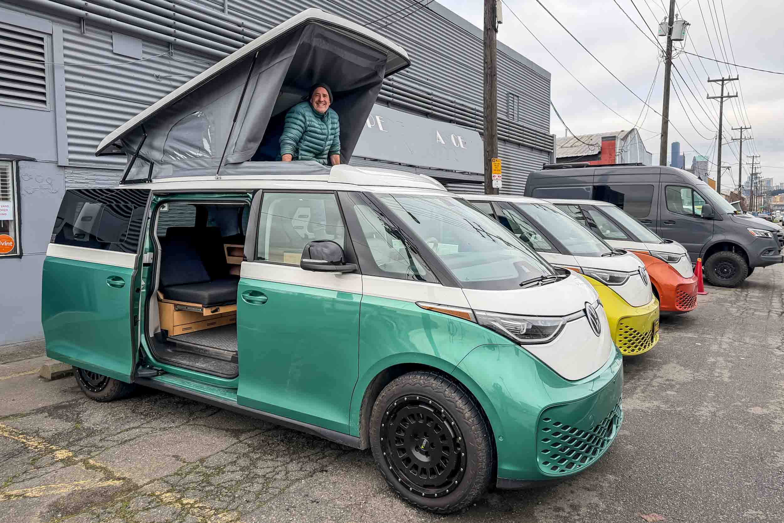 Peace Vans Pops the Top on the Electric VW ID Buzz