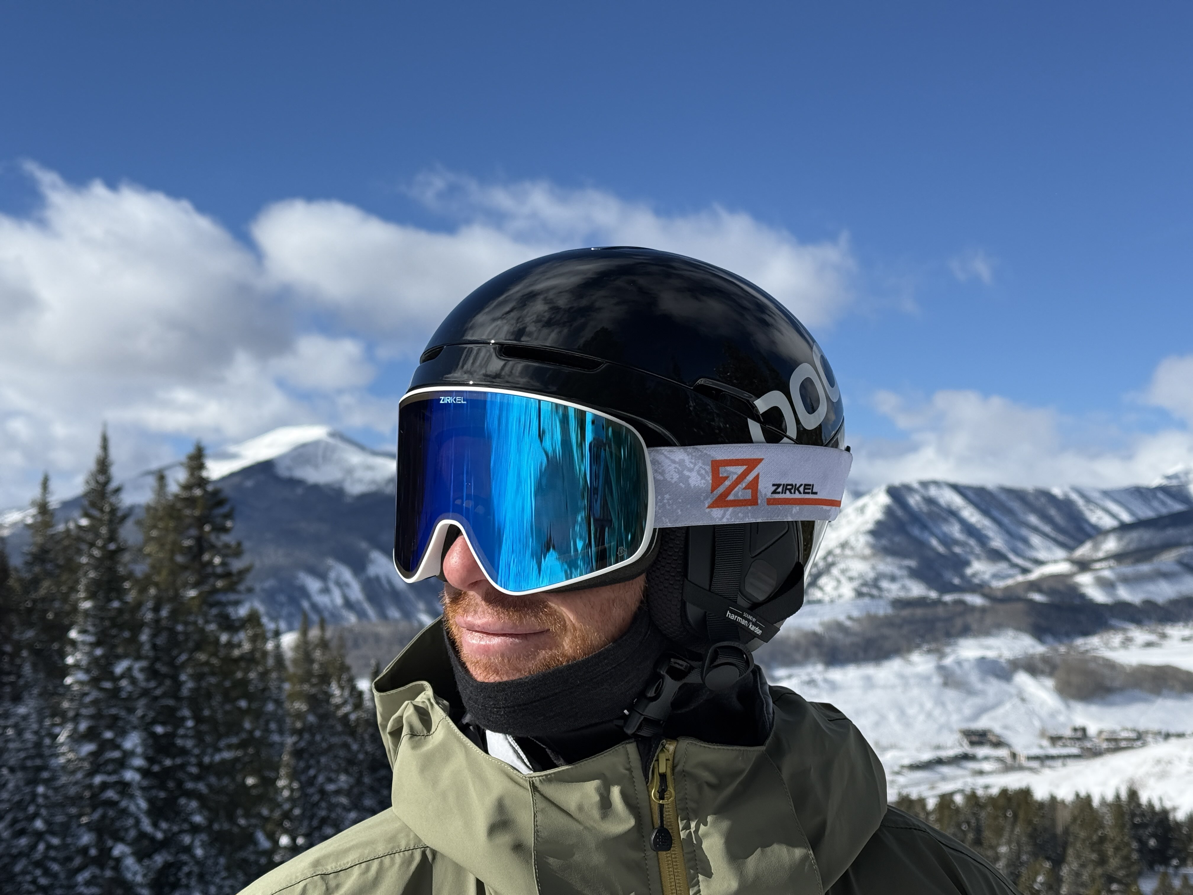 Testing the POC Obex Connect ski helmet at Crested Butte Mountain Resort; (photo/Morgan Tilton)
