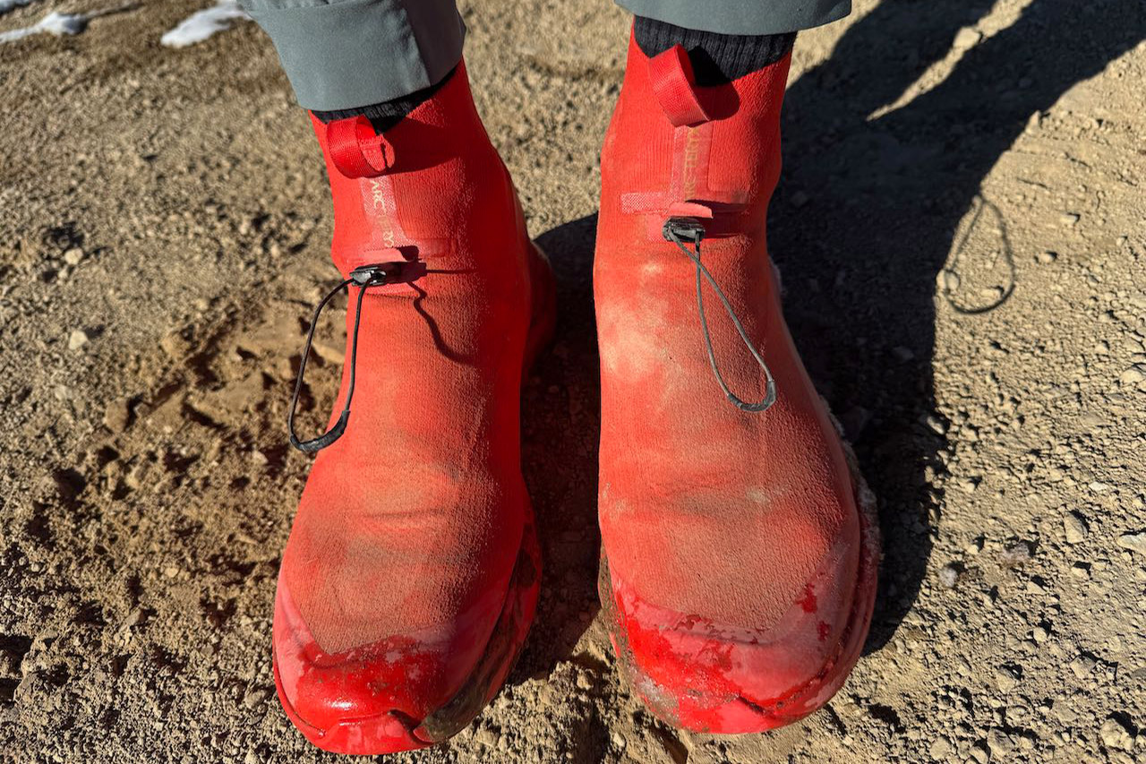 Norvan 4 Nivalis GTX shoes on mixed trail surface