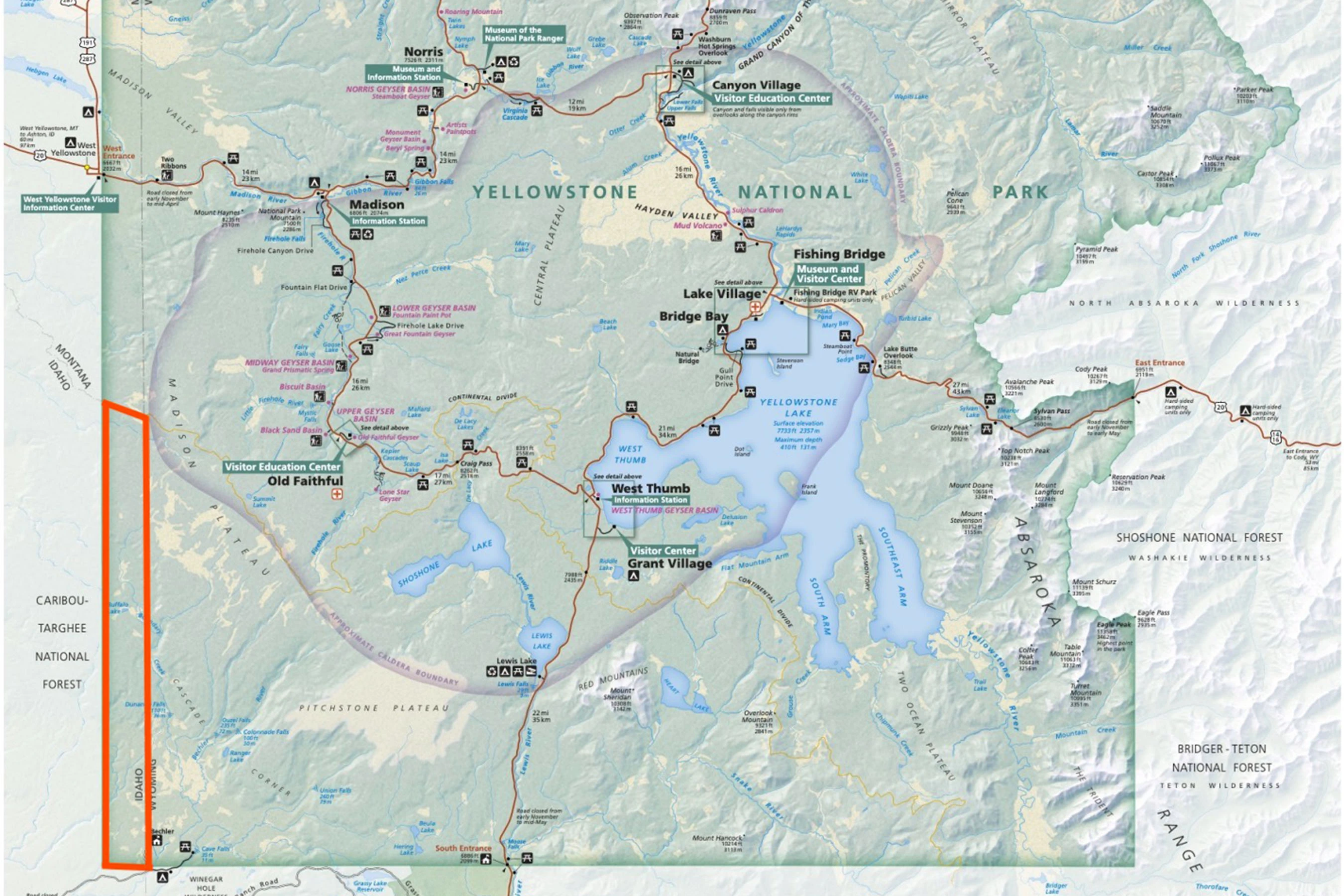 The “zone of death” highlighted in red.