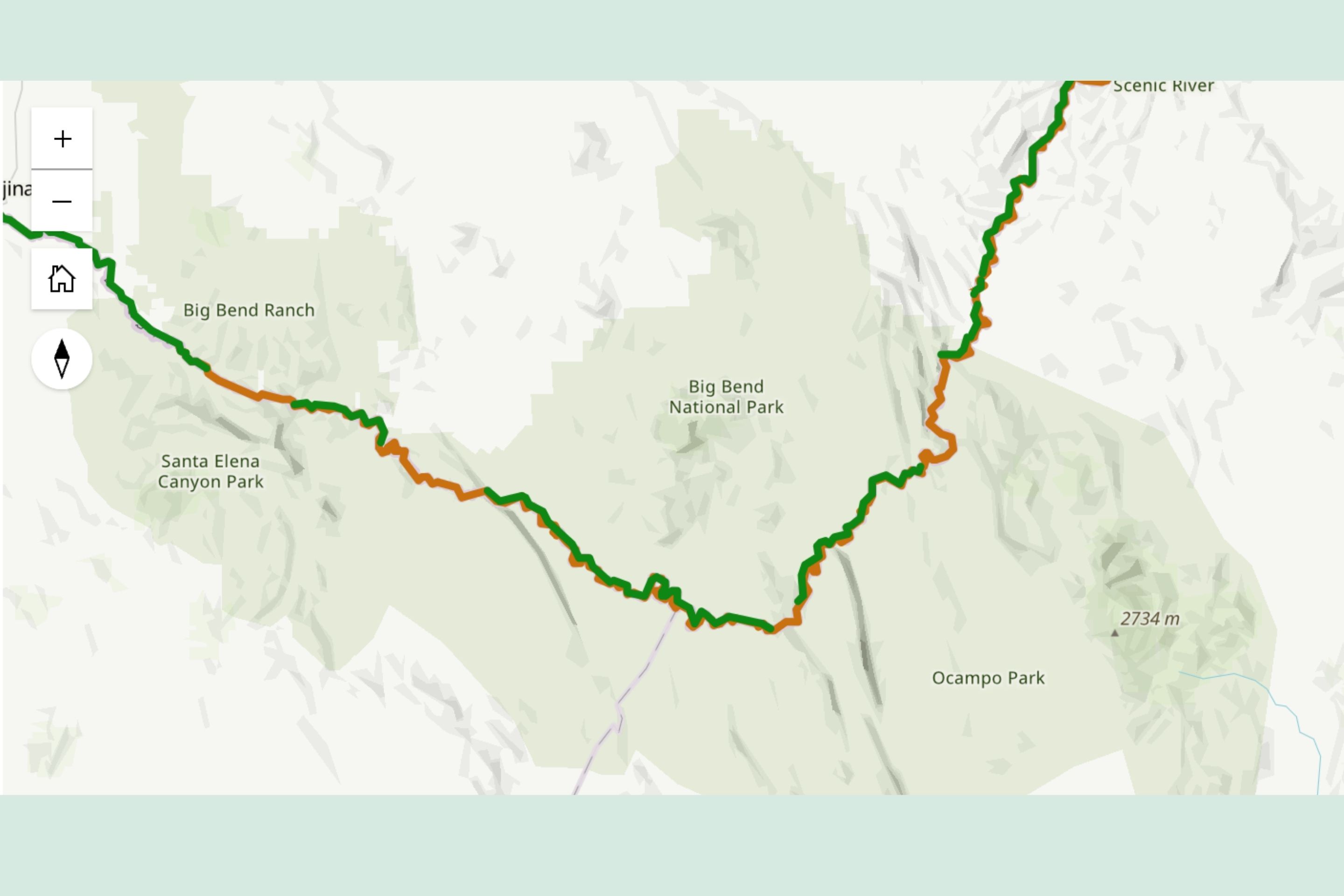graph showing wall through texas