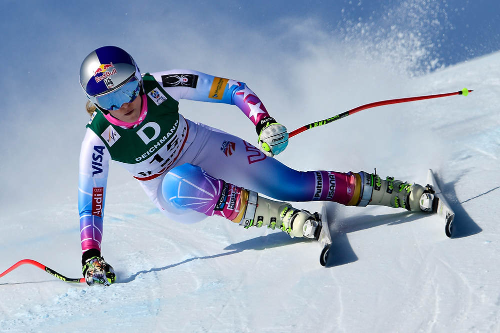 Lindsey Vonn; st. moritz the Ikon pass