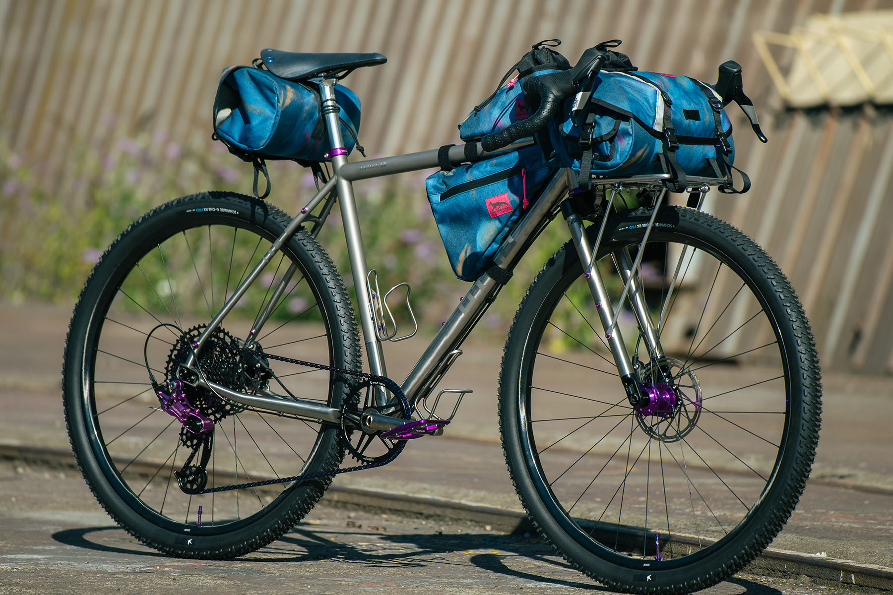 swift industries luminary collection bike bags on otso bike