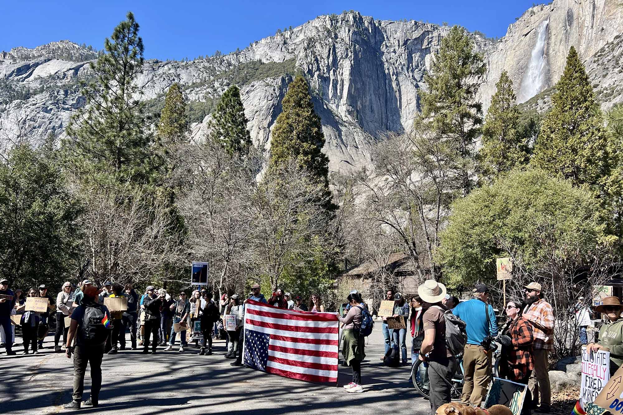 yosemite national park protest resistance rangers