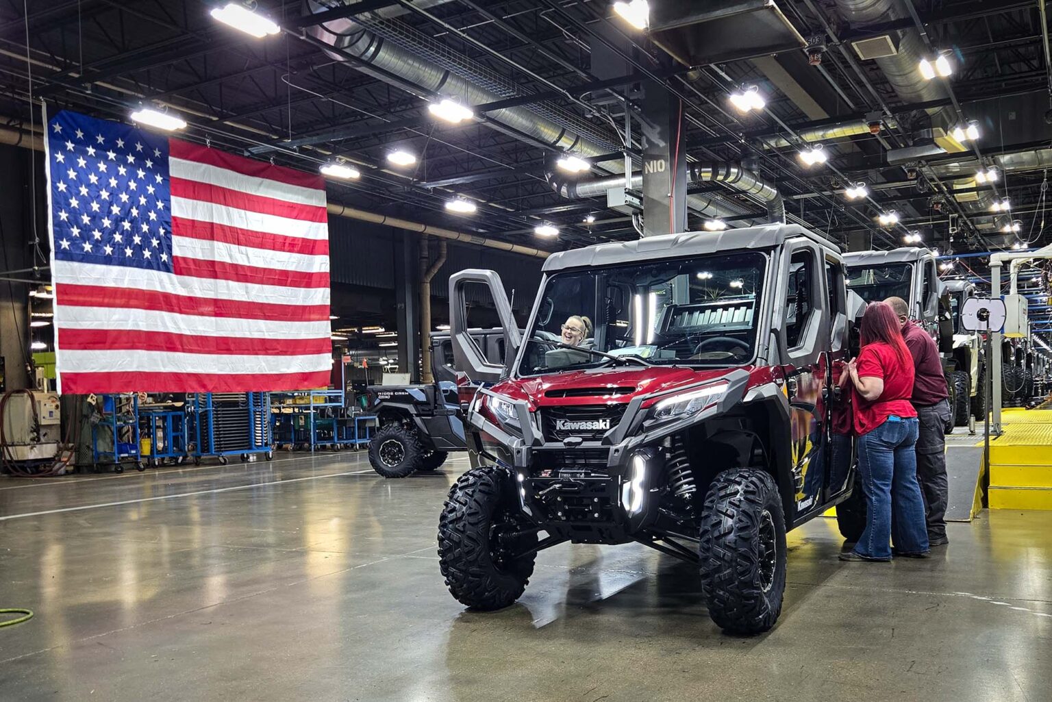 Kawasaki US Manufacturing Is Much More Than Powersports: Plant Tour With Stone Cold Steve Austin Kawasaki US Manufacturing Is Much More Than Powersports: Plant Tour With Stone Cold Steve Austin