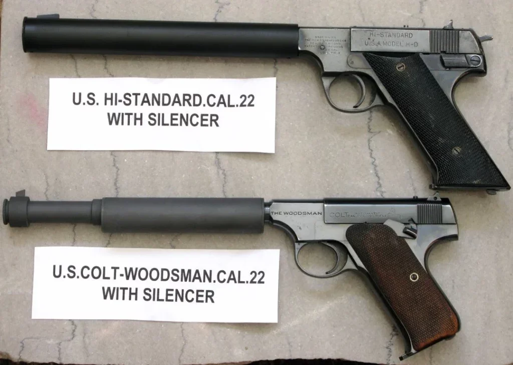 OSS suppressed rimfire pistols