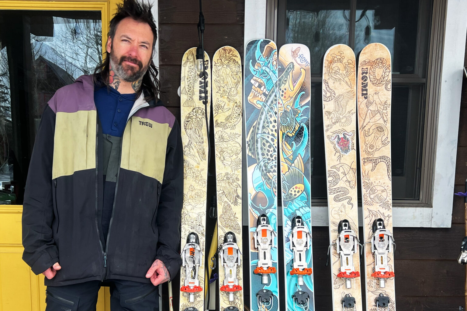 Telemark, Tattoo, and Top Sheet Designs: The Meditative Life of Crested Butte’s Free Heeling Artist