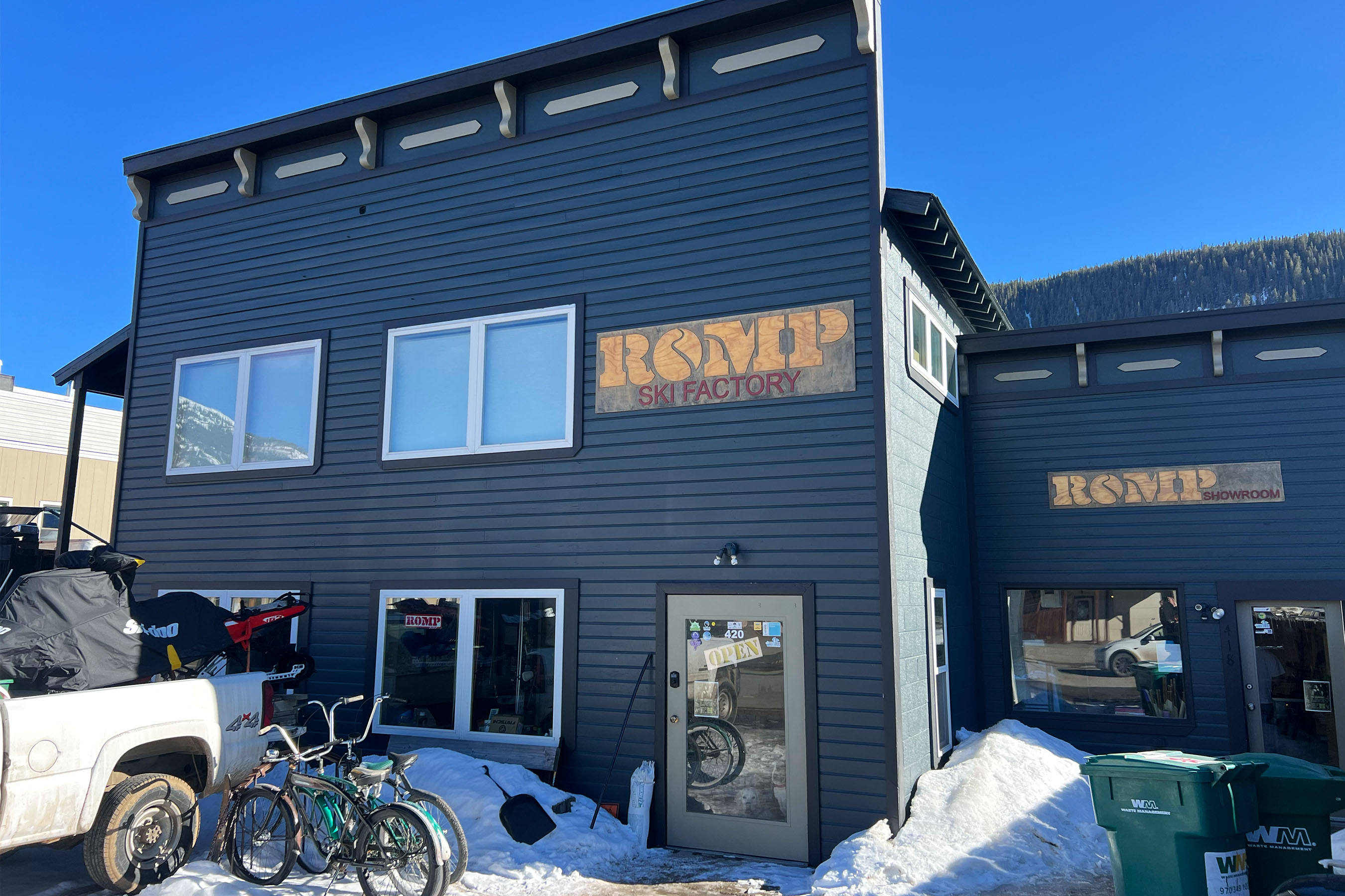 Alex Stevenson tattoo telemark ski topsheet artwork