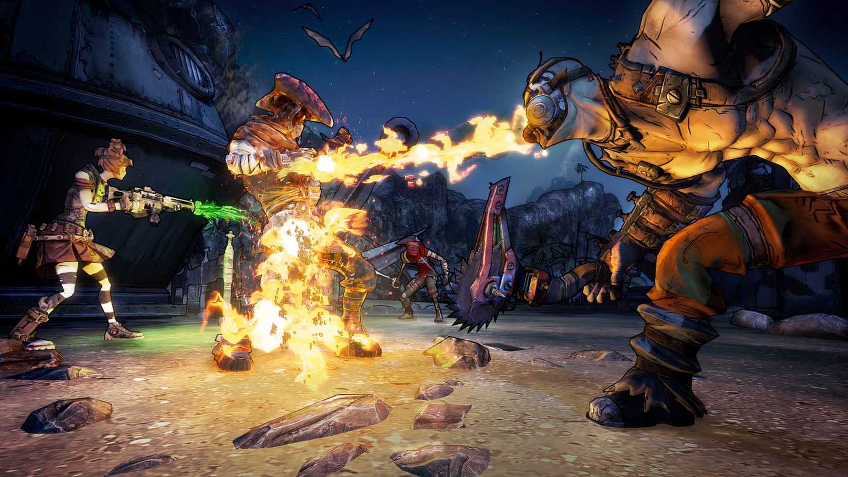 Attacking enemies as Krieg in Borderlands 2