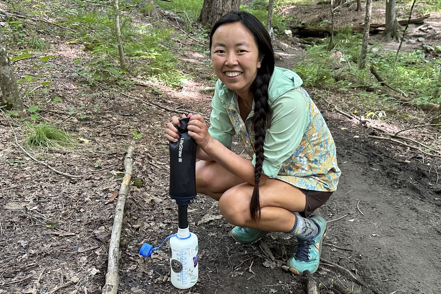 LifeStraw Peak Series Collapsible Squeeze 1 L Bottle
