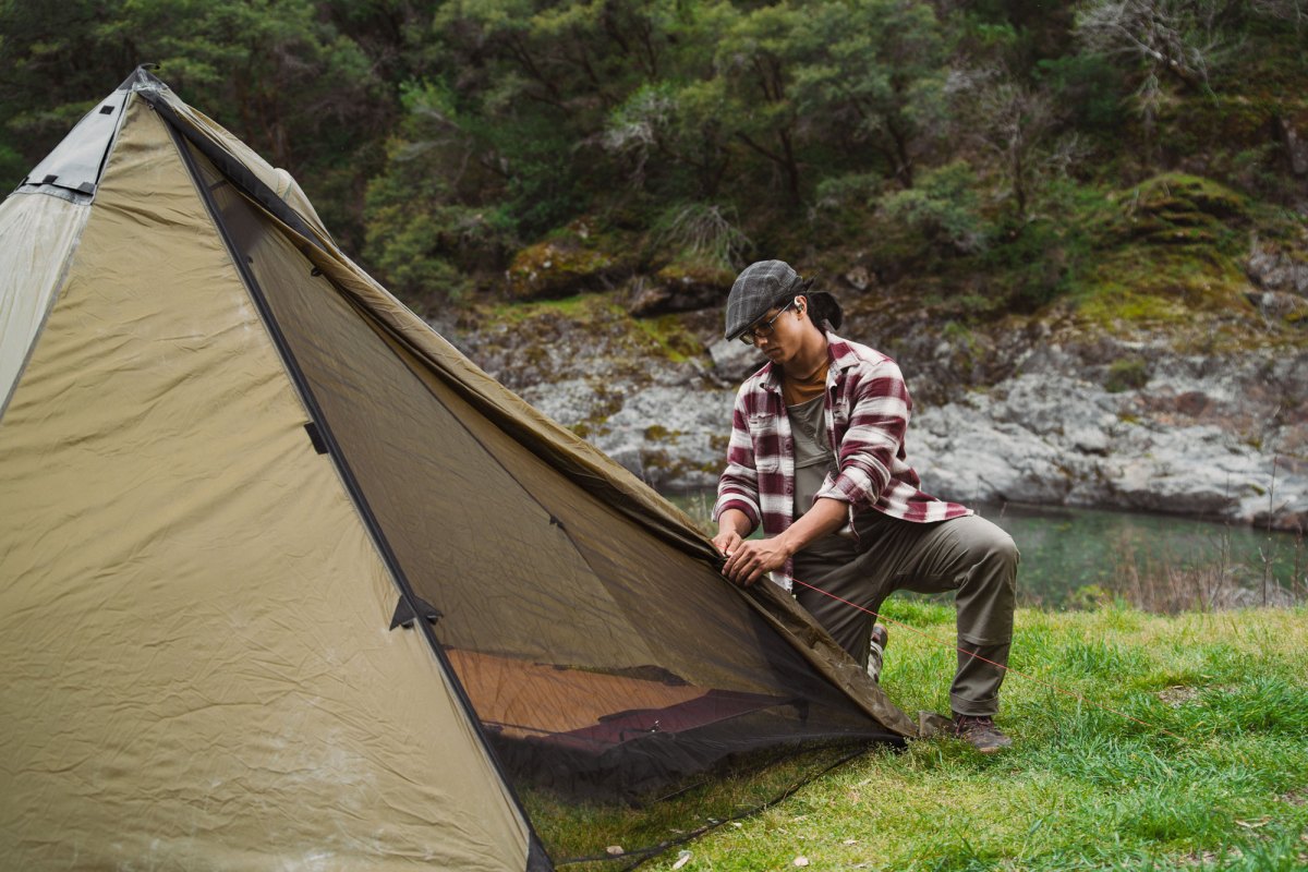 The mesh door on Seek Outside Cimarron 2.0