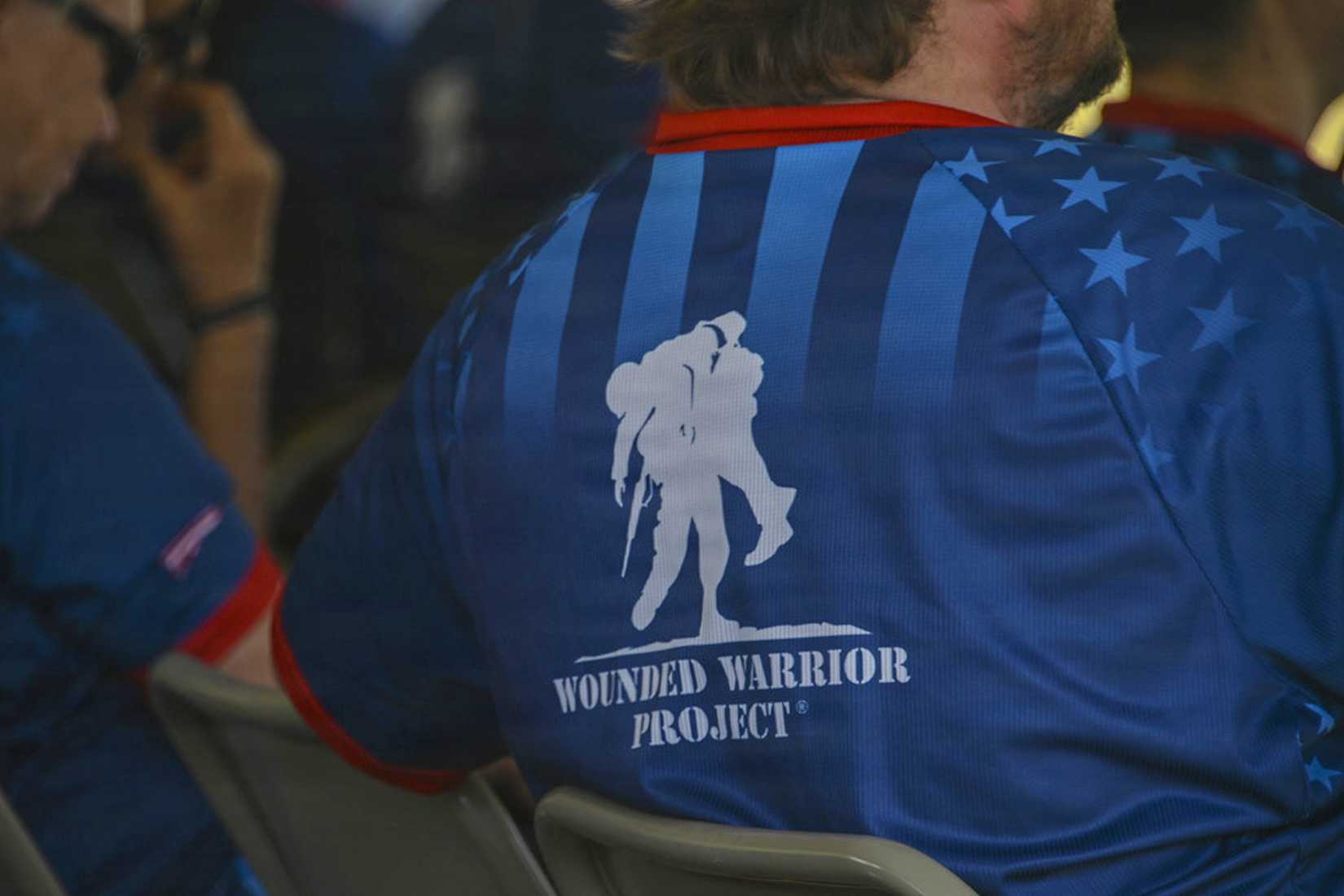 Veteran wearing a Wounded Warrior Project jersey participates in Soldier Ride 2026 in Key West, Florida. Photo by Mass Communication Specialist Adam Mojica, U.S. Navy