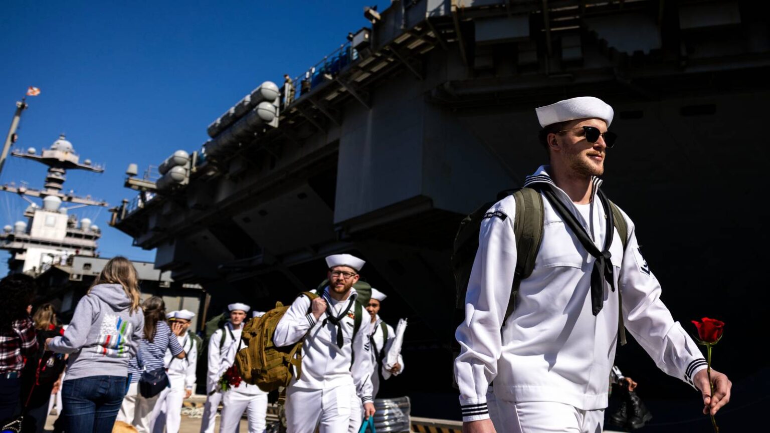 USS Ford Returns Home After 11-Month Deployment Supporting the Iran War and Maduro’s Capture