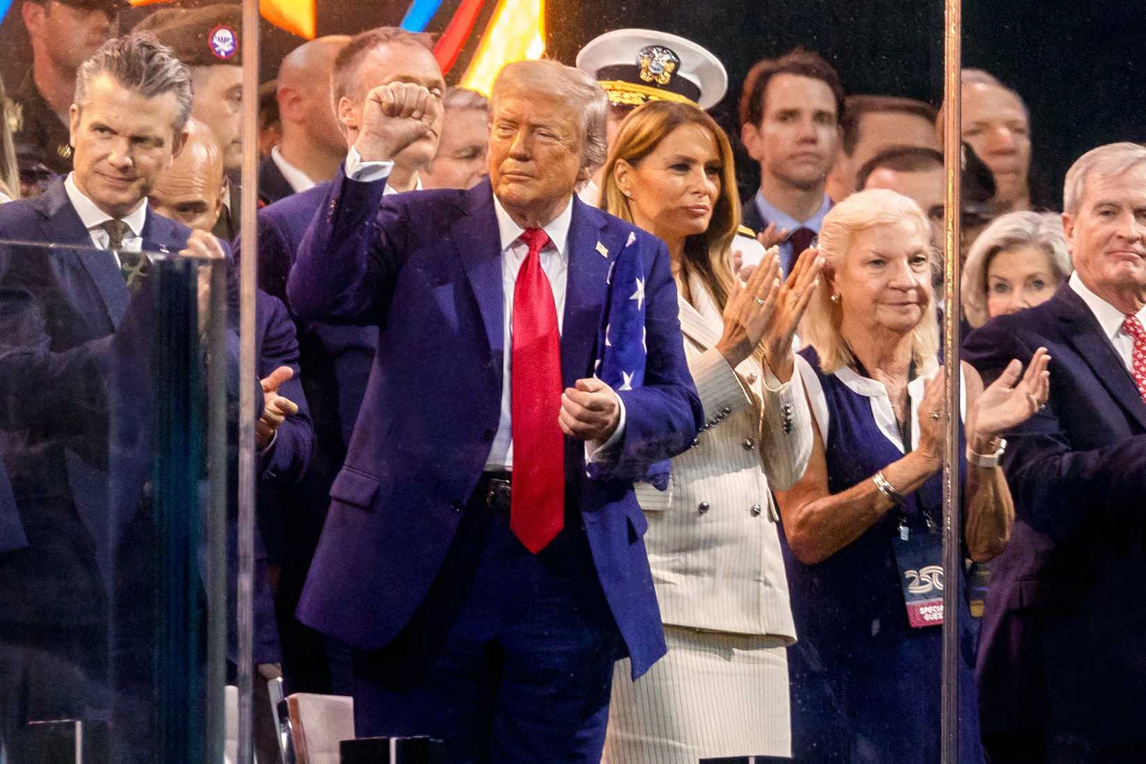 President of the United State Army 250 Parade