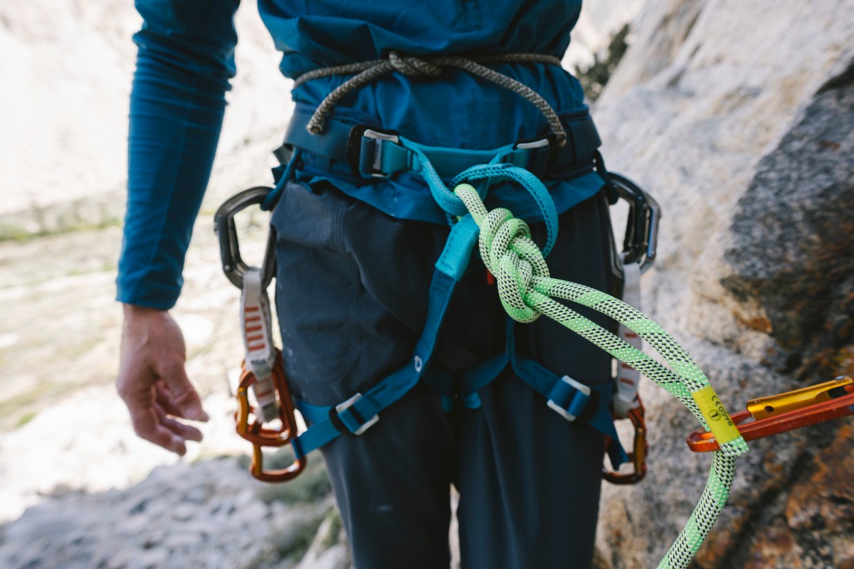 Sterling VR9 Climbing Rope being tested
