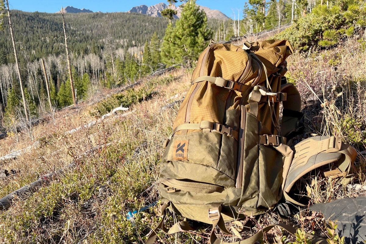Kifaru Absaroka pack in mountain meadow