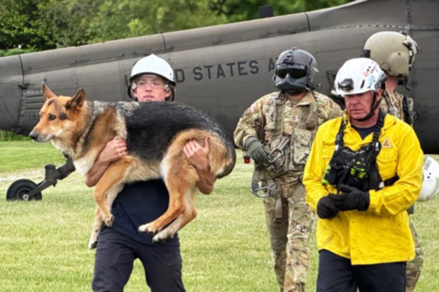 Lost, Hypothermic Hiker & Dog Rescued by TN National Guard