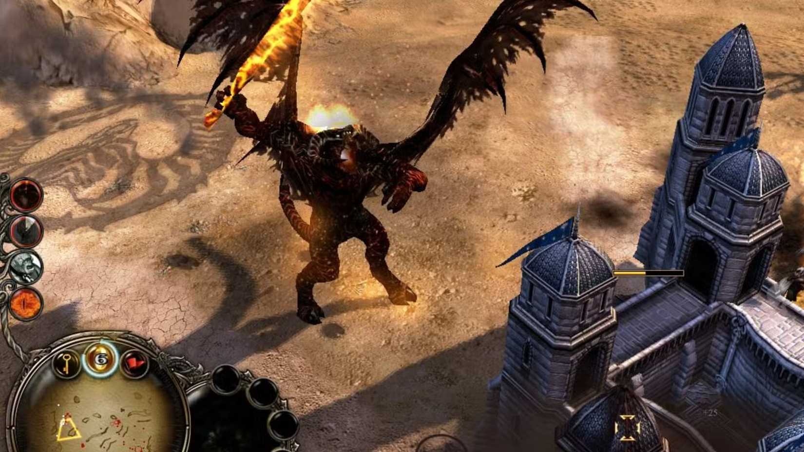 Controlling a Balrog in The Lord Of The Rings The Battle for Middle-earth 2 (2006)