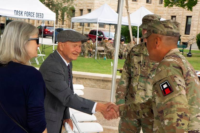 World War II Veteran Henry Langrehr (RIAM).