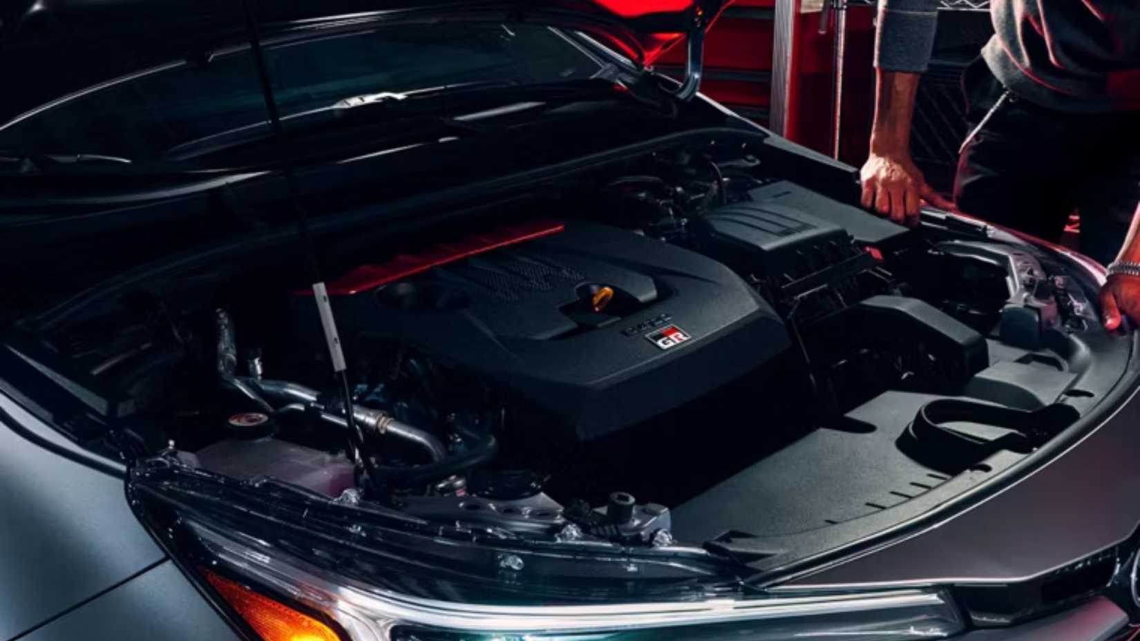 2025 Toyota GR Corolla engine bay