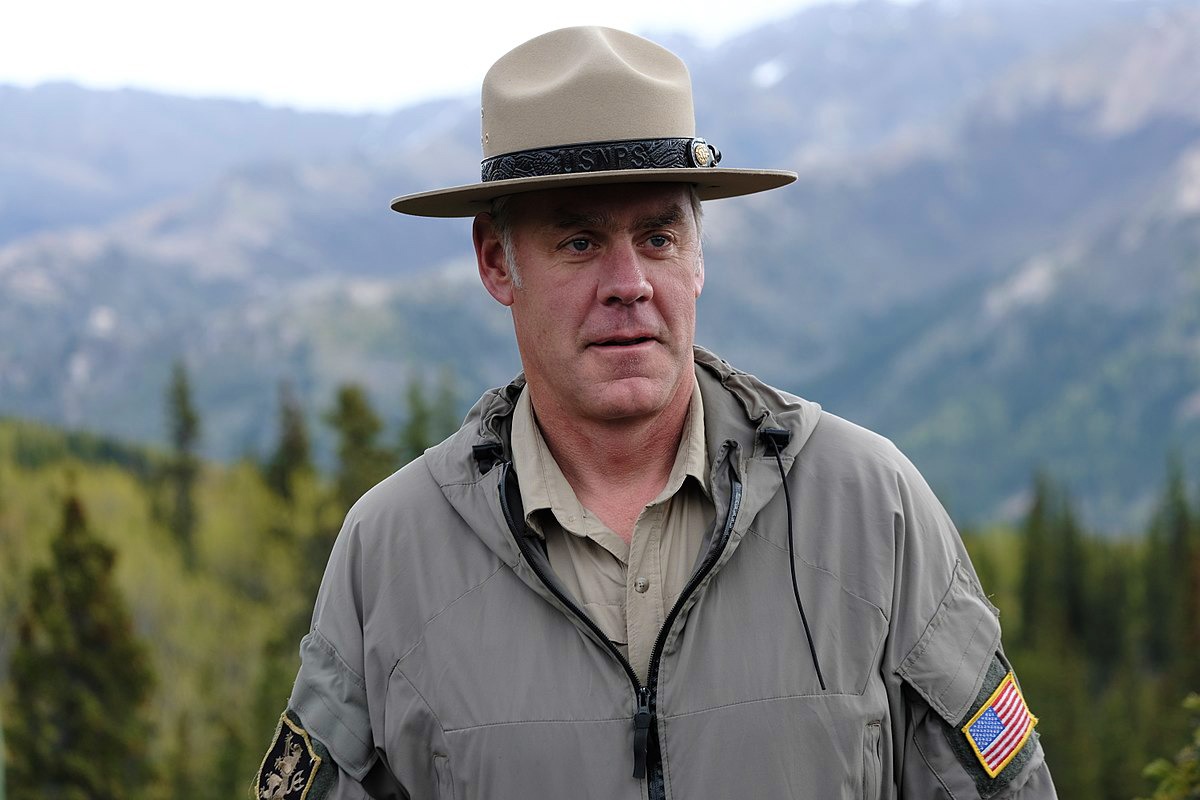 Ryan Zinke on a visit to Denali National Park in Alaska
