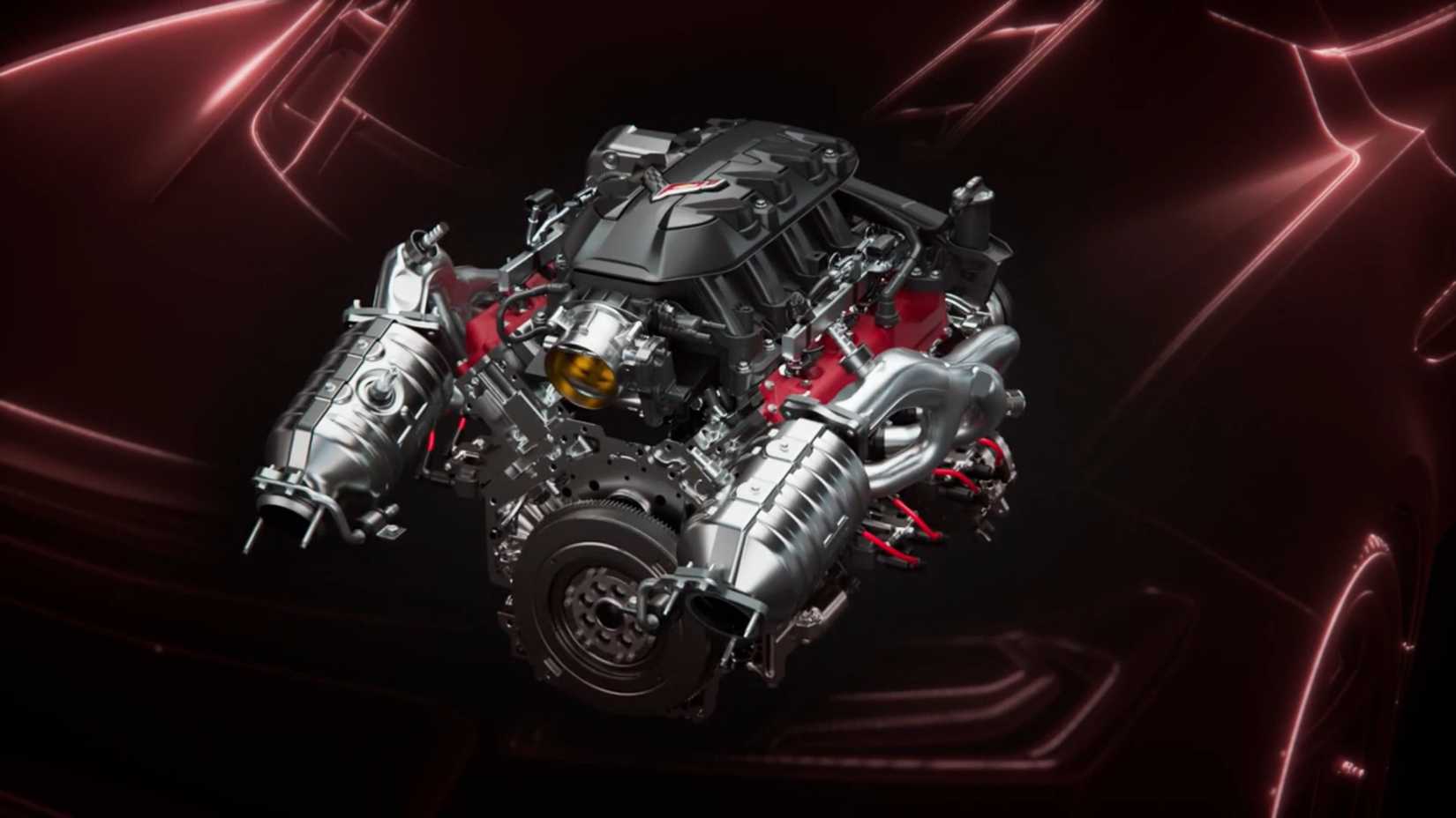 Animation of the Next-Generation Chevrolet LS6 6.7 V8.