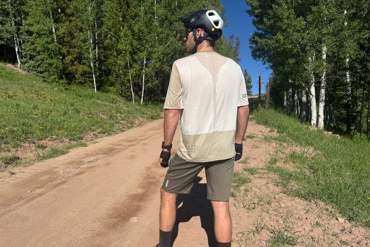 ortovox sequence shorts from behind