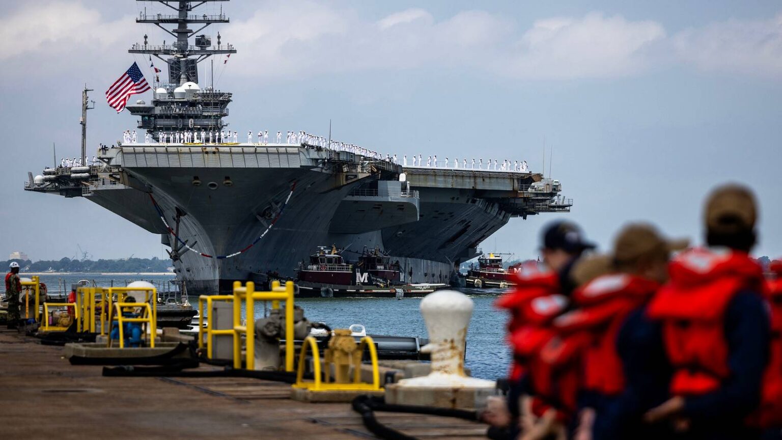 With Retirement Looming, USS Nimitz Arrives at Naval Station Norfolk With Retirement Looming, USS Nimitz Arrives at Naval Station Norfolk