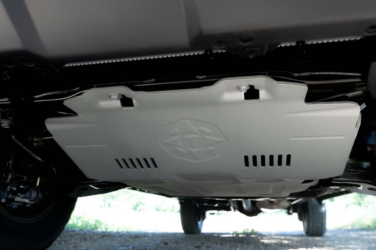 Front underbody skid protection on the 2027 Toyota Sequoia Trailhunter