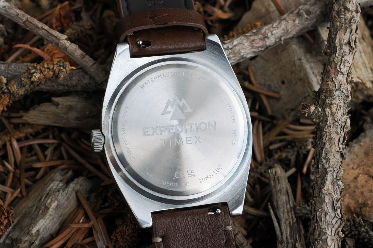 Timex Expedition Capstone caseback